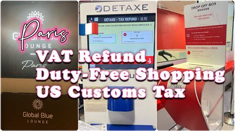 vat refund in Paris